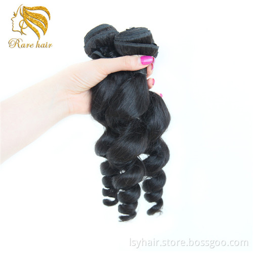 Lsy Customized Private Label Ocean Loose Wave Cheap Brazilian Hair Weave Bundles With Closure